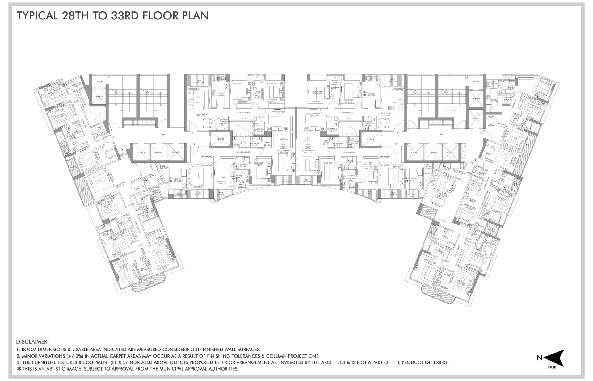 28th to 33rd Floor
