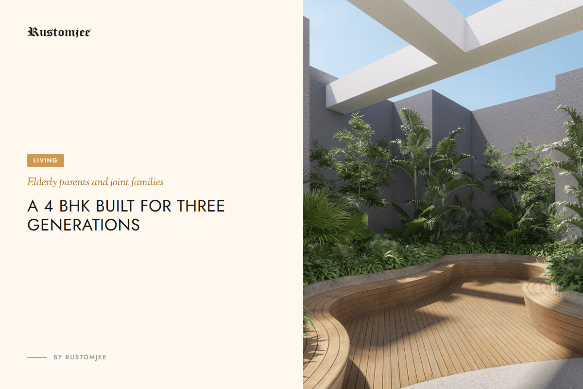 Choosing a 4 BHK in Thane for Elderly Parents and a Joint Family