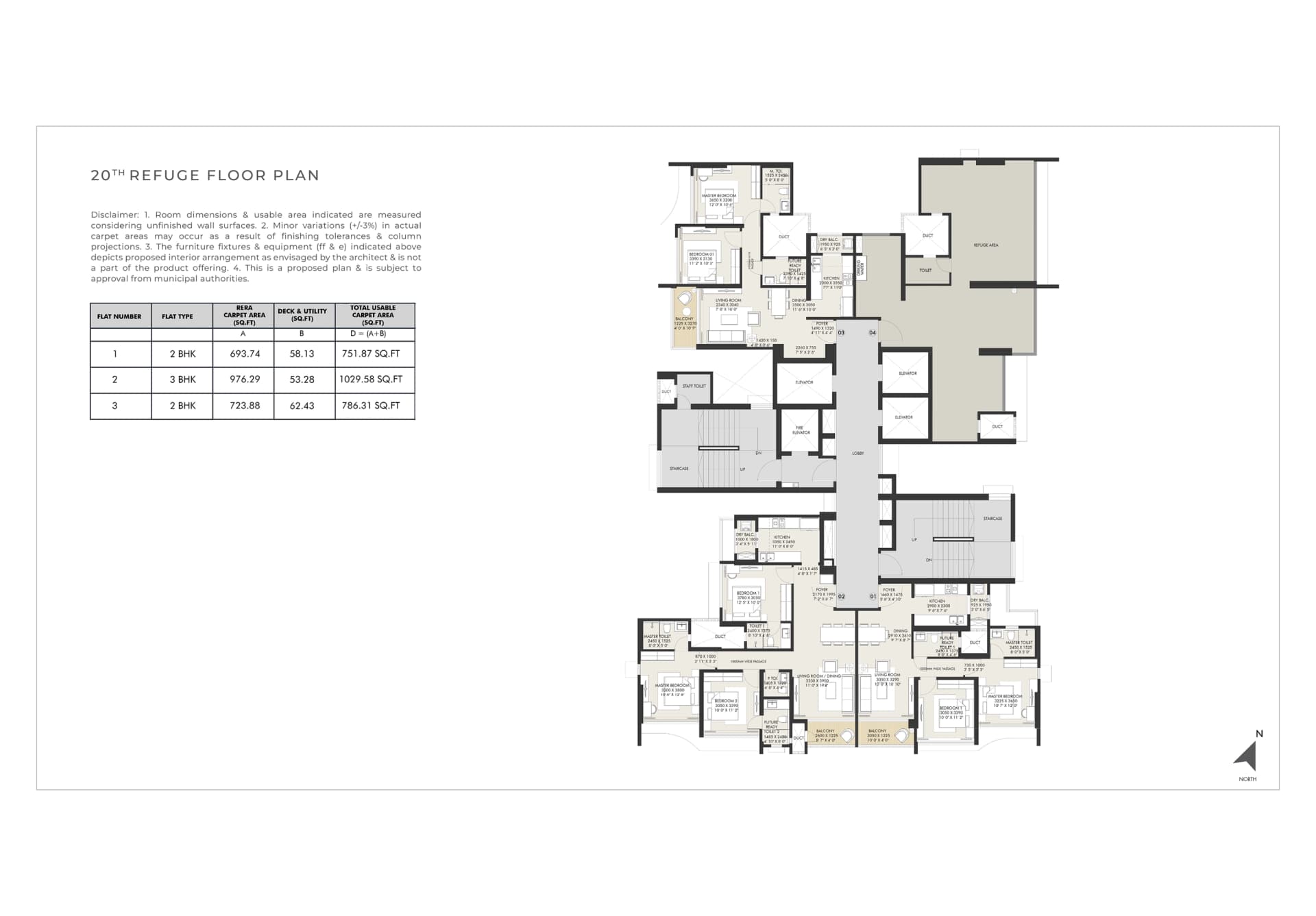20th Refuge Floor Plan