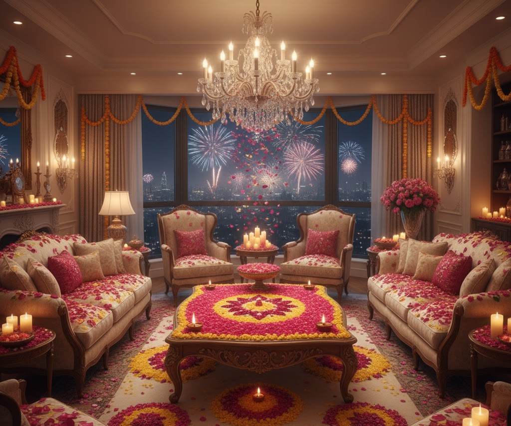 Petals Across Furnishings