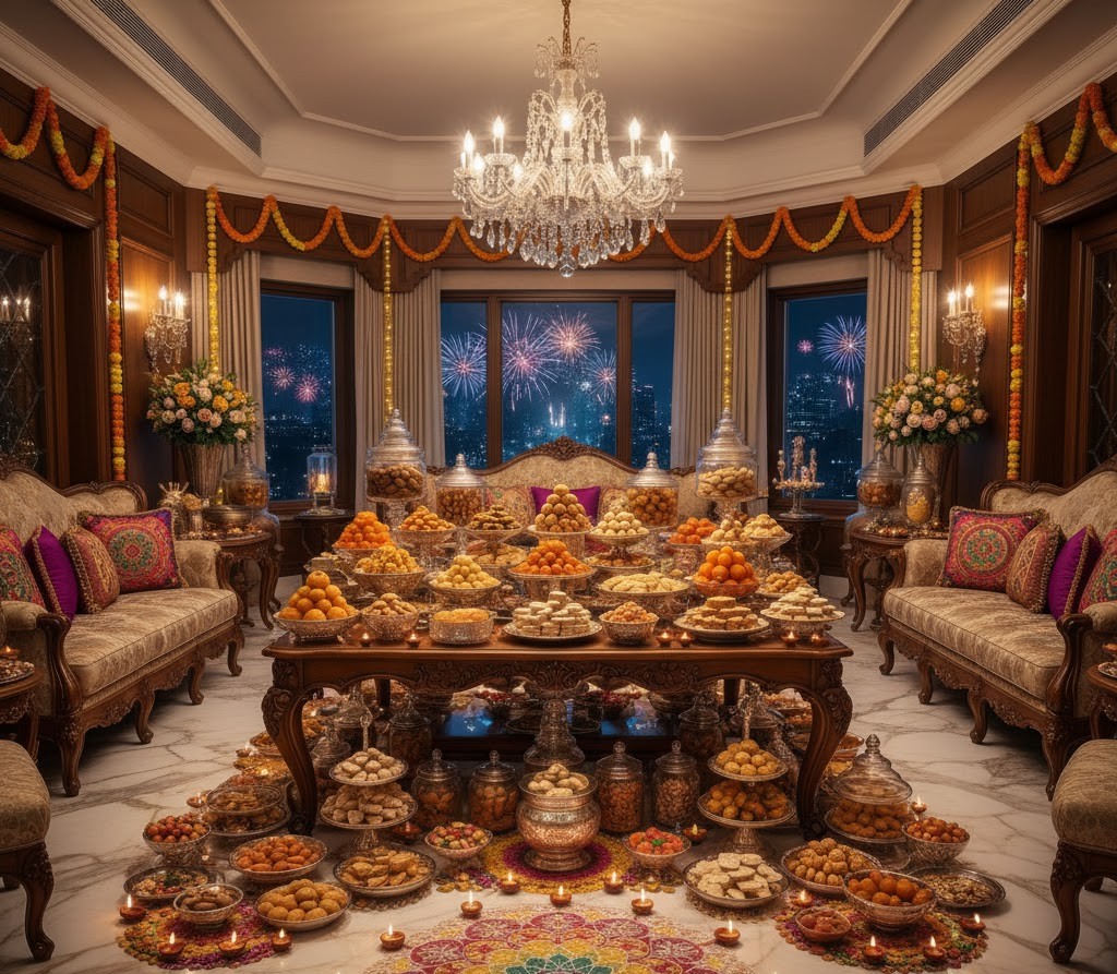 loading with sweets