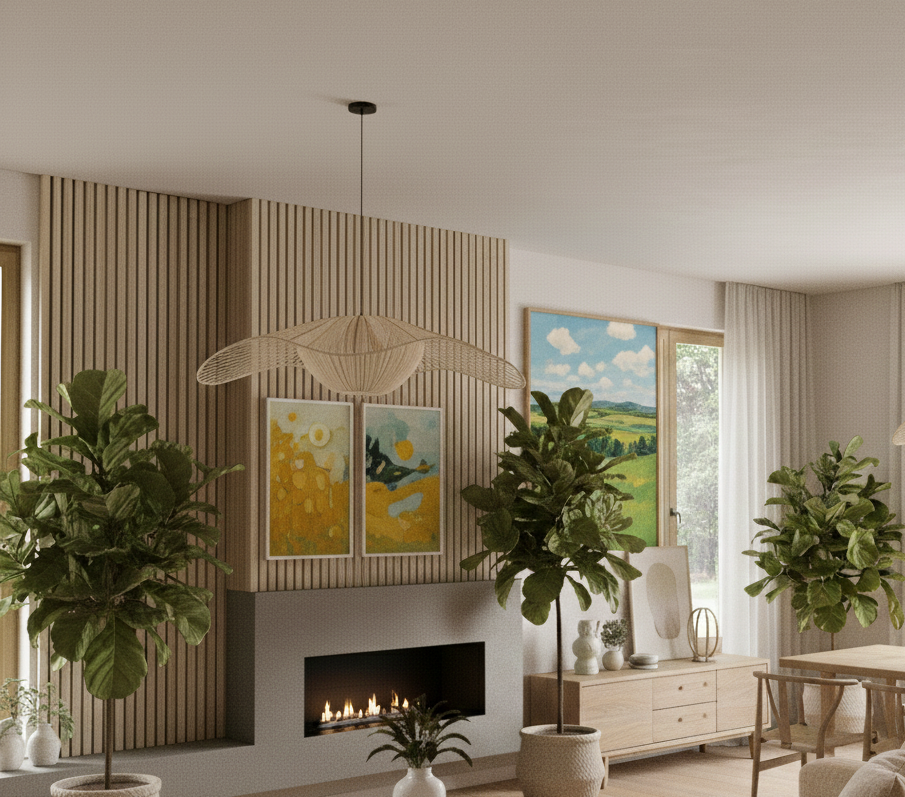 Never hang any negative artwork or photographs on the walls.