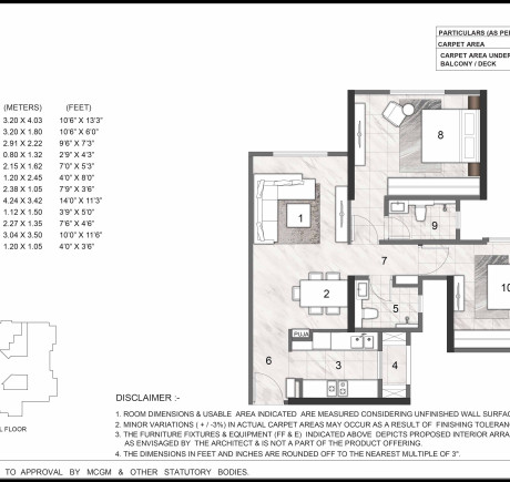 2 Bhk 3 Flats In Borivali East, 24×36 2 Story House Plans