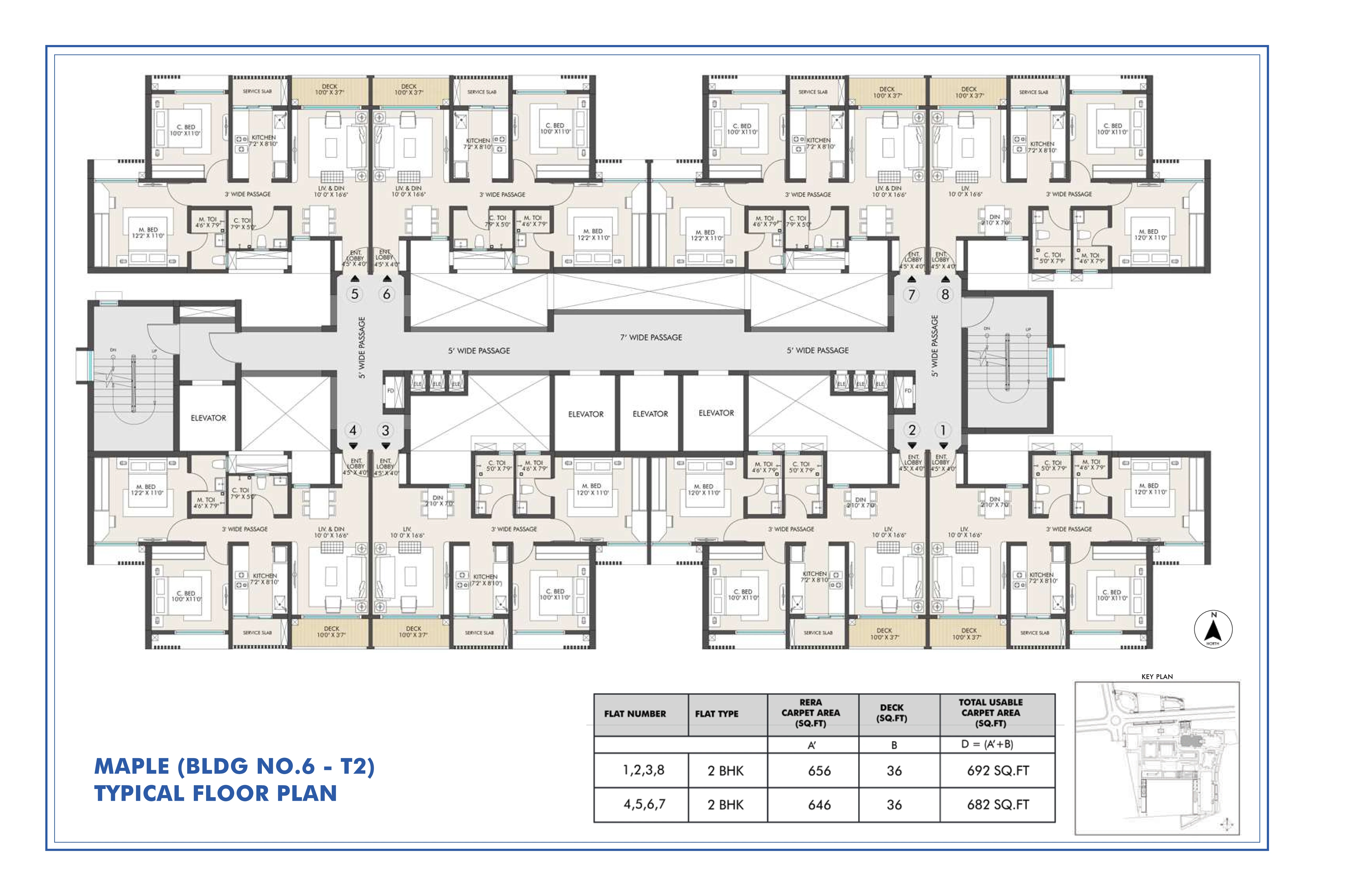 Maple - Typical Floor Plan