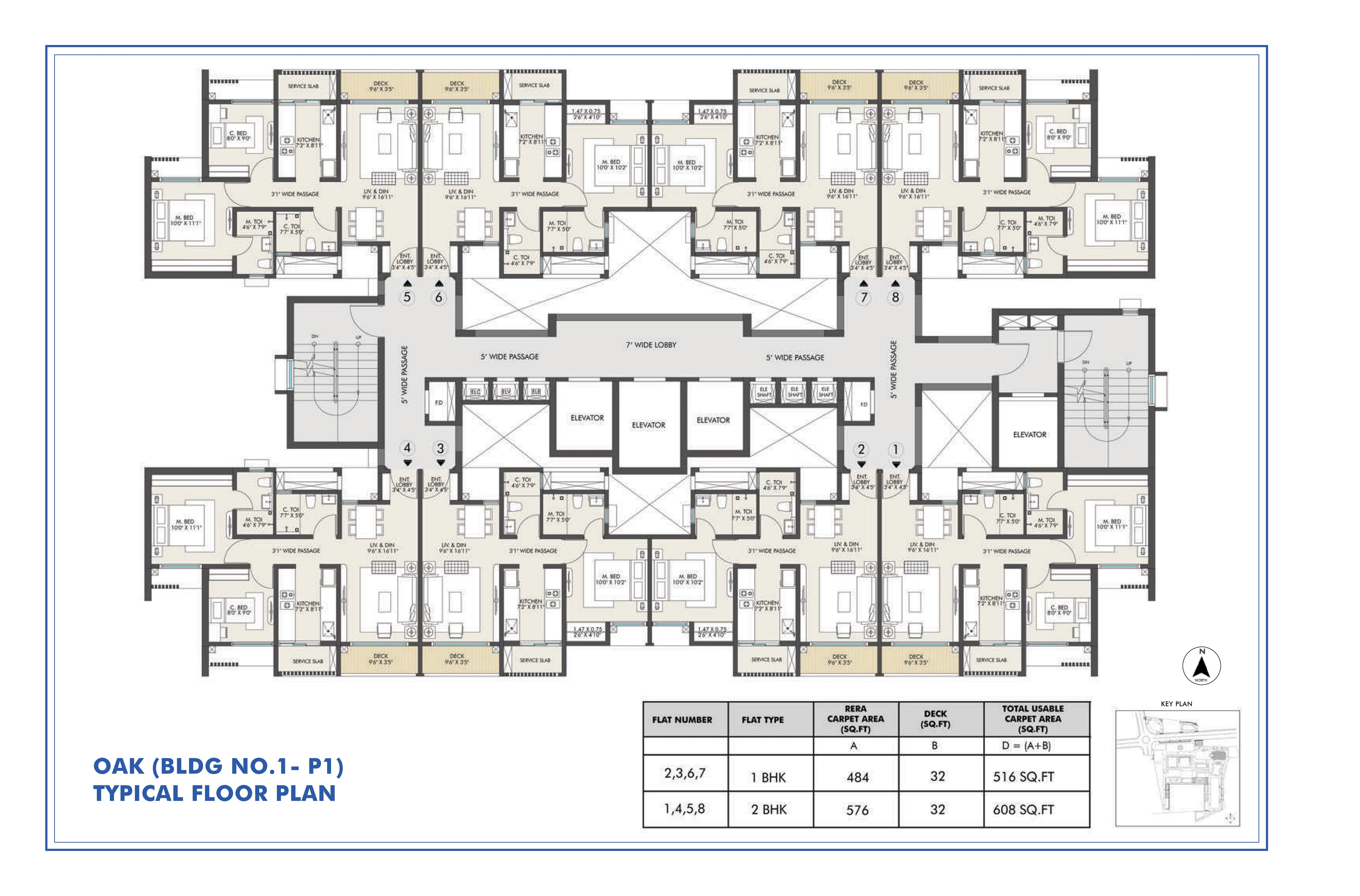 Oak - Typical Floor Plan