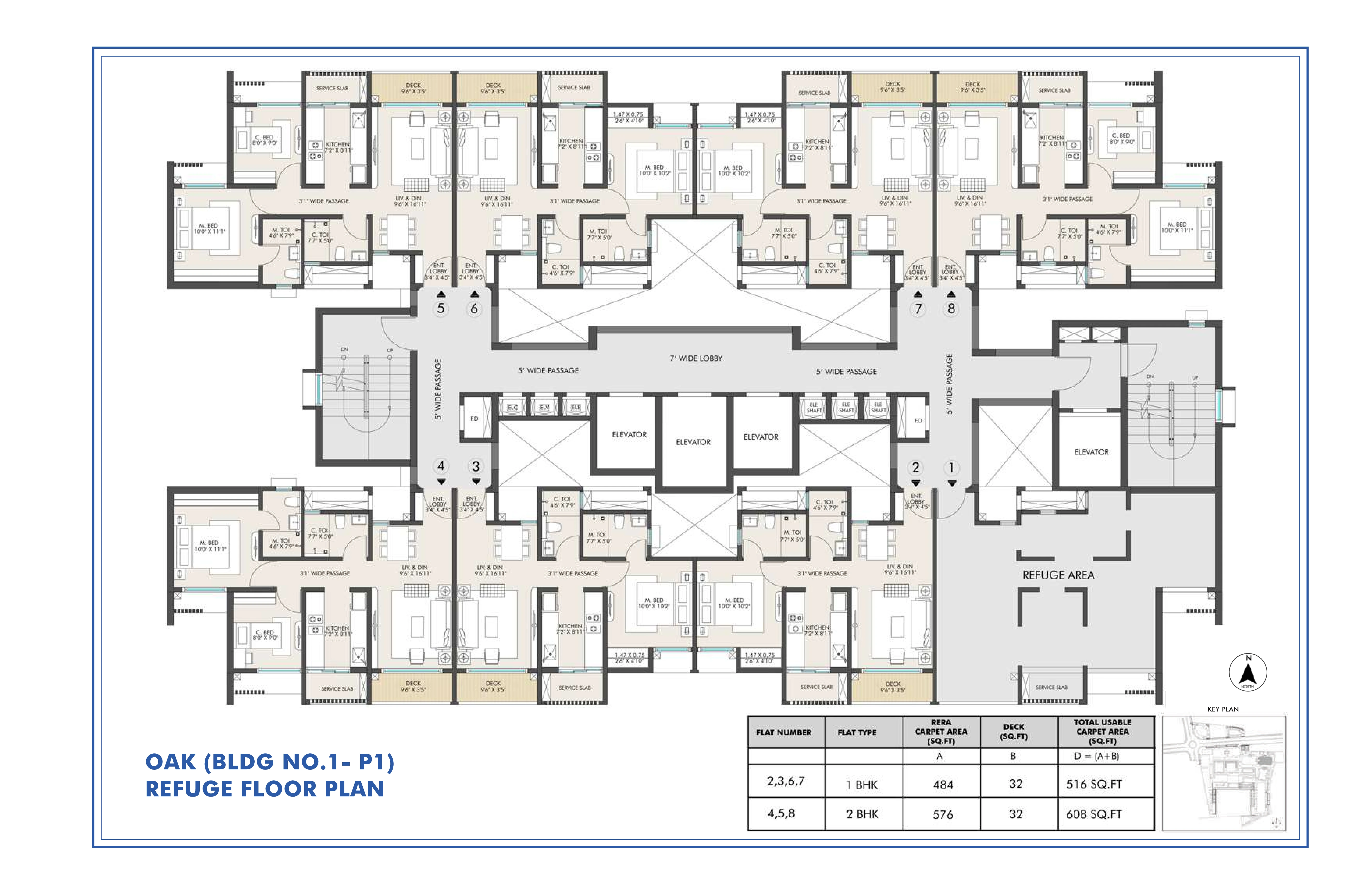 Oak - Refuge Floor Plan