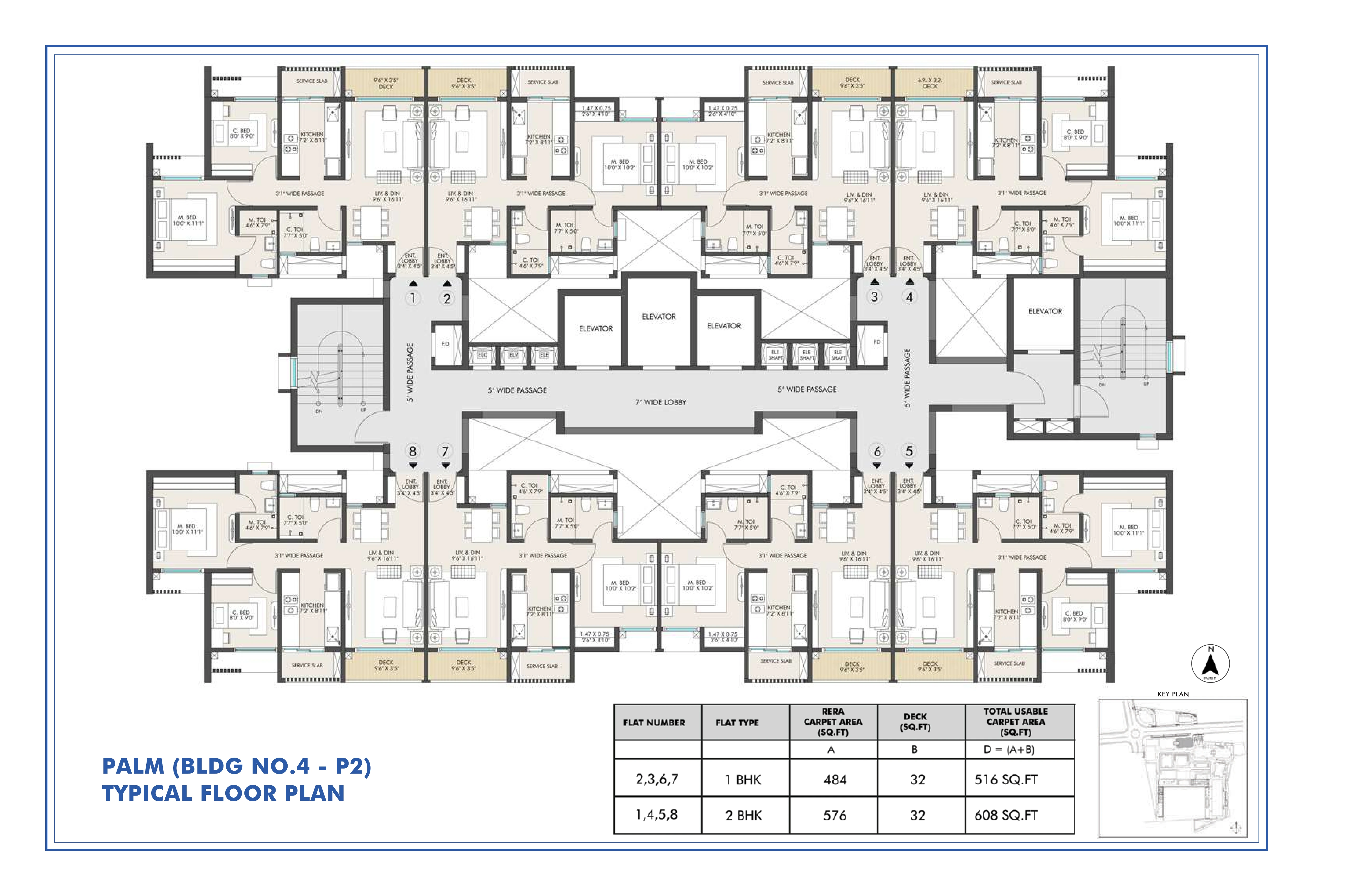 Palm - Typical Floor Plan